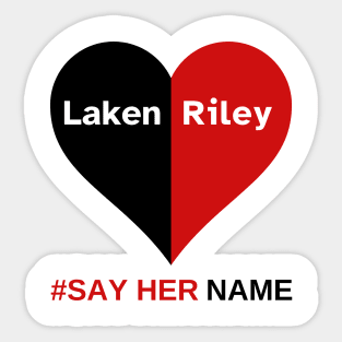 Retro-Say-Her-Name-Laken-Riley Sticker